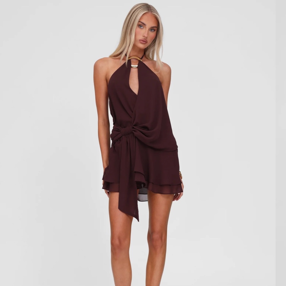 Tiger Mist Small INDIGO MINI DRESS 2.0 (Brown)